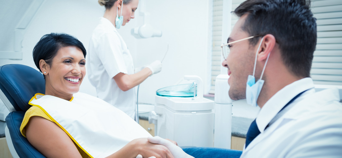 dental patient happy during exam