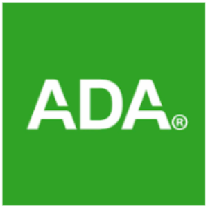 A logo for the ADA.